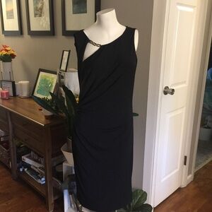 David Meister little black dress